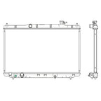 Replacement Plastic/Aluminum Radiator For 2015-2019 Acura TLX