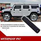 Set of 4 Smoke Ice Blue LED Side Fender Marker Lights for Hummer H2 (2003–2009)
