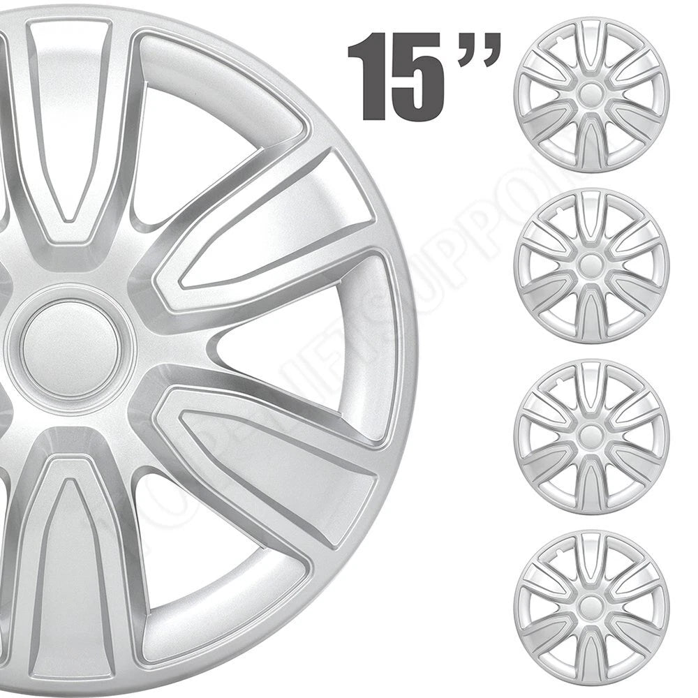 Set of 4 Wheel Covers for R15 Tire & Rim