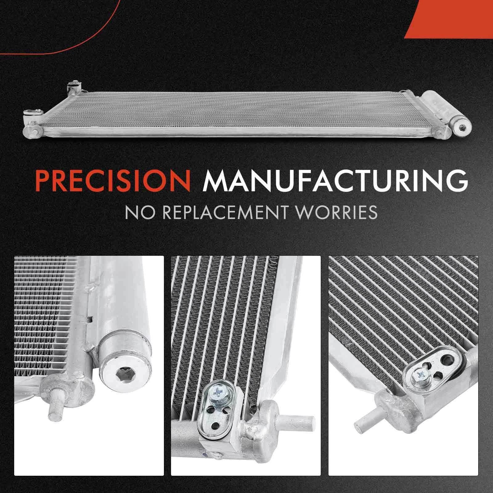 AC condenser and cooling fan shroud kit for Honda Civic (2012–2015)