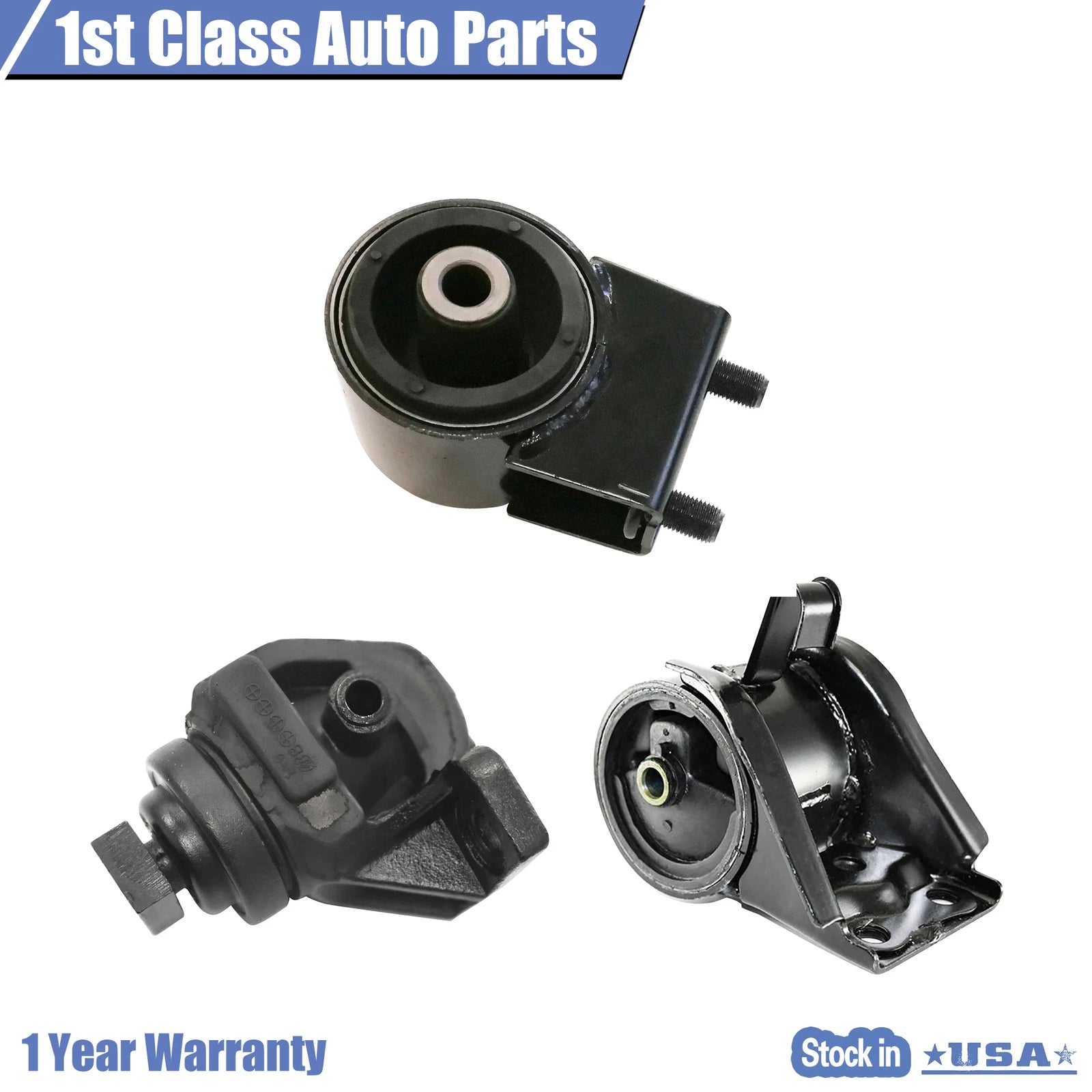 Engine Motor Mount Set of 2 for Mazda 626 (1994–1997) 2.0L Auto Trans 8073 8074 8075