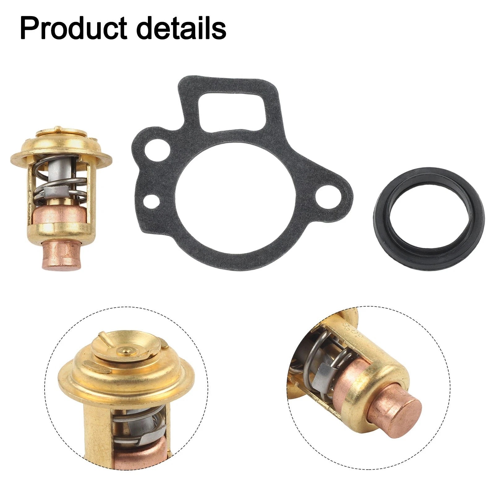 Thermostat & Gasket Set for Outboard Engines (25-60 HP)