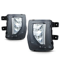 Full LED Clear Lens Bumper Fog Lights for Chevy Silverado 1500 (2016–2019)