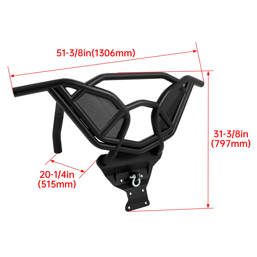 Rear Bumper Guard with D-Ring for Can-Am Maverick X3 Turbo (2017–2023)
