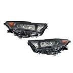 Headlight Assembly for Toyota RAV4 (2019–2022) LED Left + Right Black