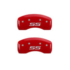 Front and Rear Red SS Caliper Covers for Chevy Monte Carlo (2000–2005)