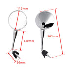 Chrome Mirror Set for Vespa Primavera 50 125 150 Sprint GTS 125 300 (2014–2023)