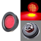 Round 13 Diode Red Clearance Side Marker Light for Universal (2.5")