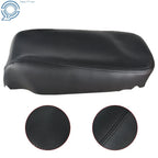 Leather Console Armrest Cover for Toyota Avalon (2013-2018) Black Stitch