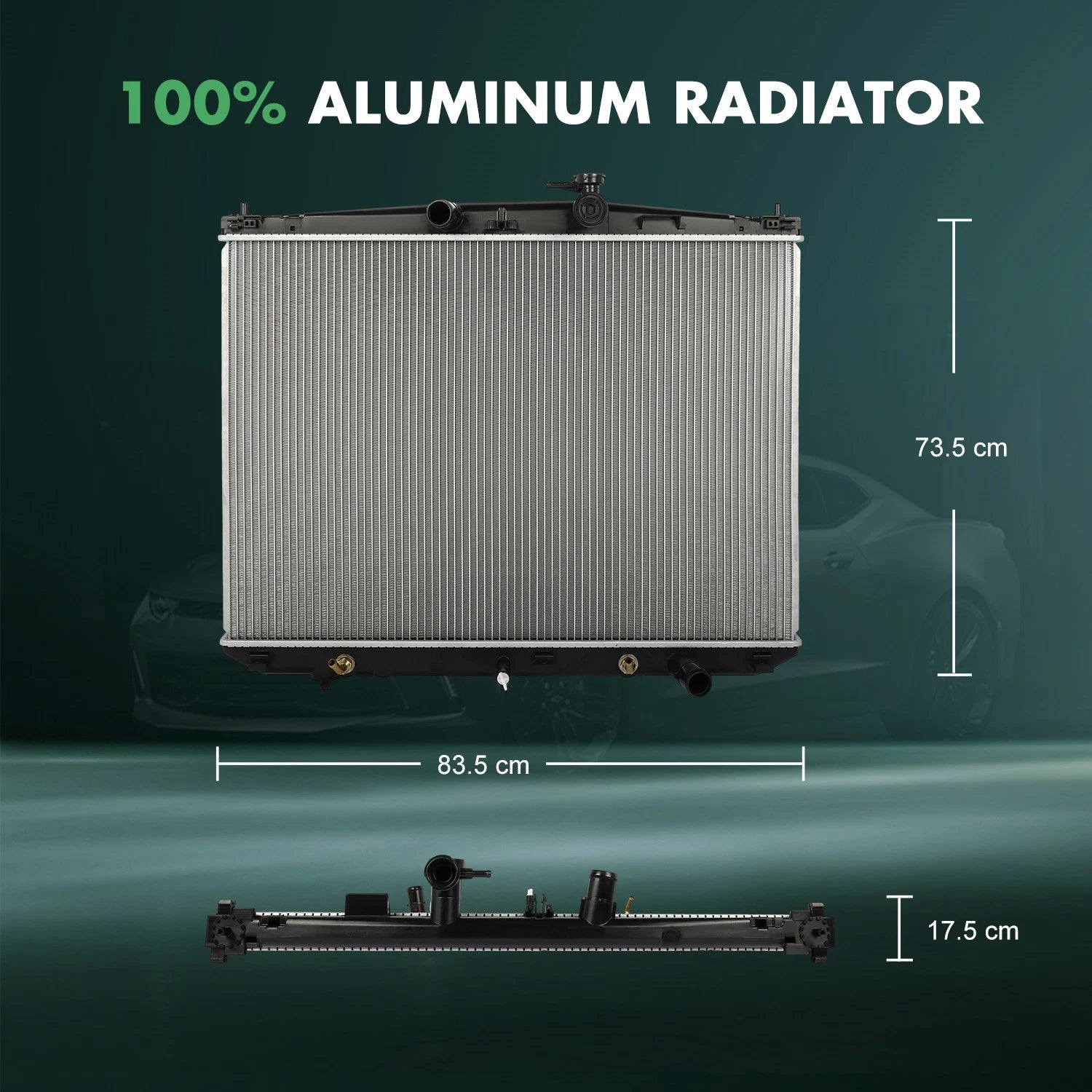 Radiator for Toyota Highlander (2014–2016) 3.5L V6