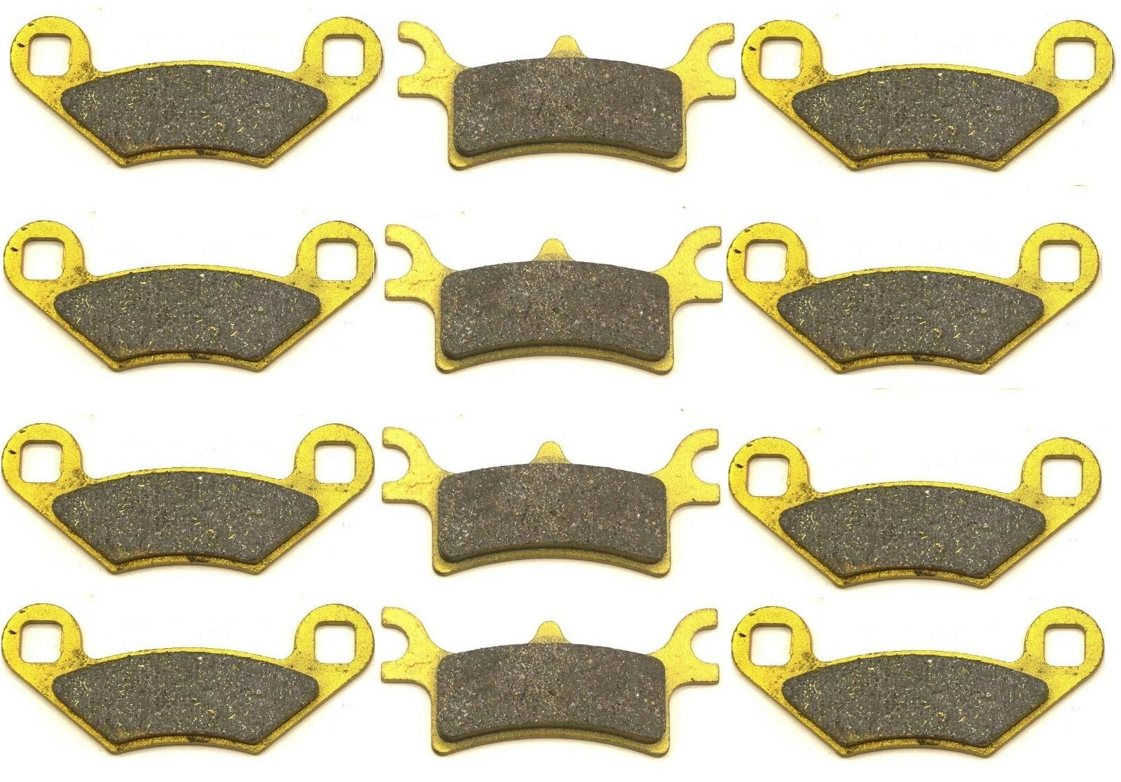12 Brake Pads for Polaris Sportsman 400 500 600 700 800 (2003–2007)