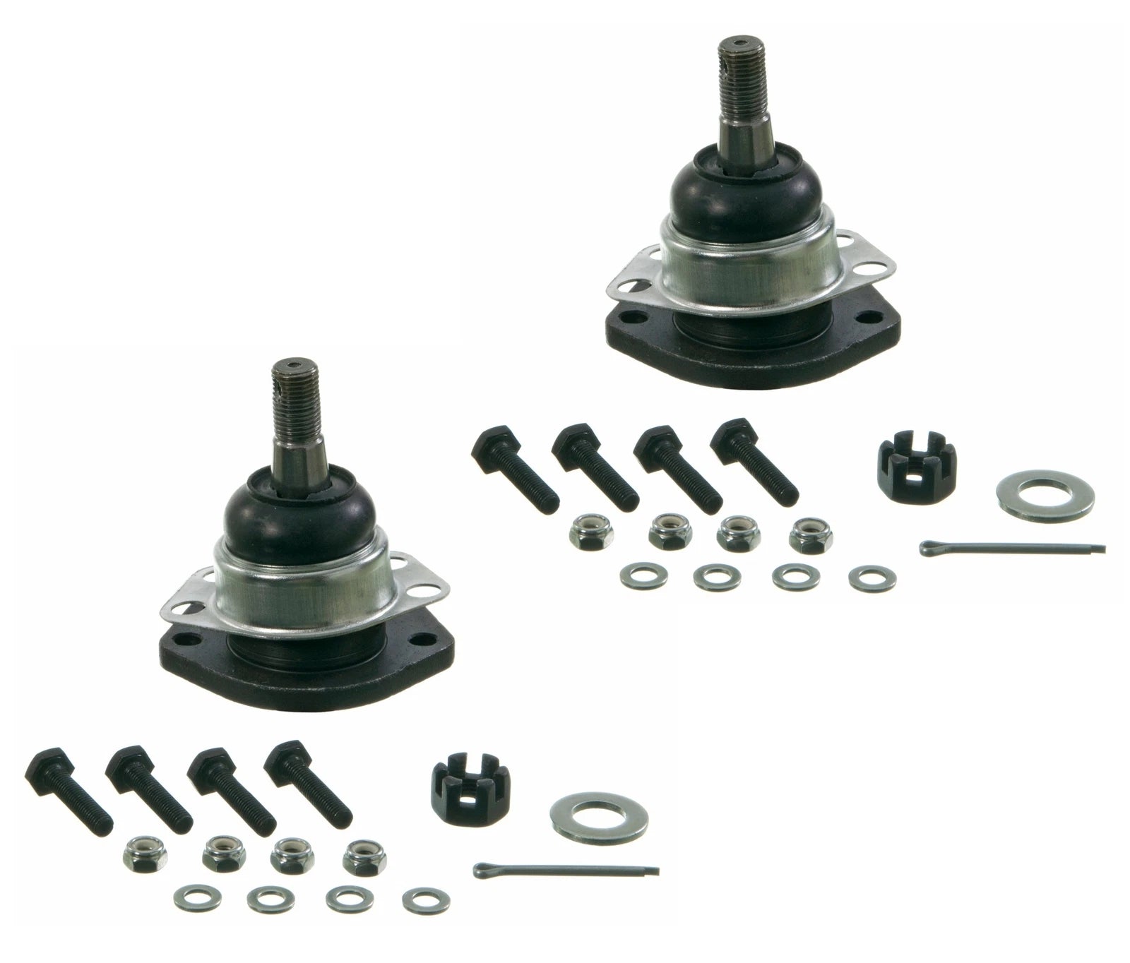 Set of 2 Front Upper Suspension Ball Joints for Chevy S10 GMC Jimmy (4WD)