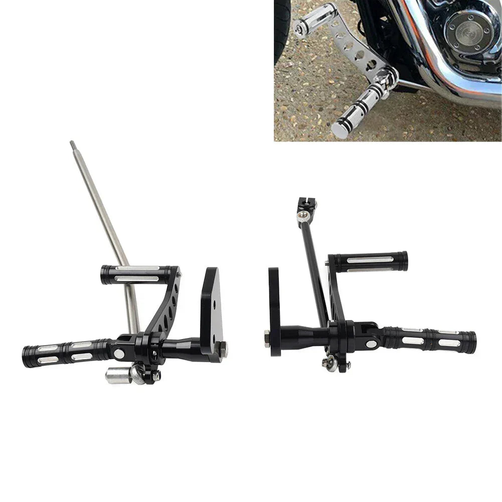 BLK Forward Controls Footpegs for Harley Dyna Low Rider (2000-2012)
