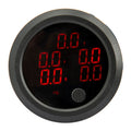 5in1 52mm Air Pressure Gauge PSI for Car Display with Sensor - Red LED