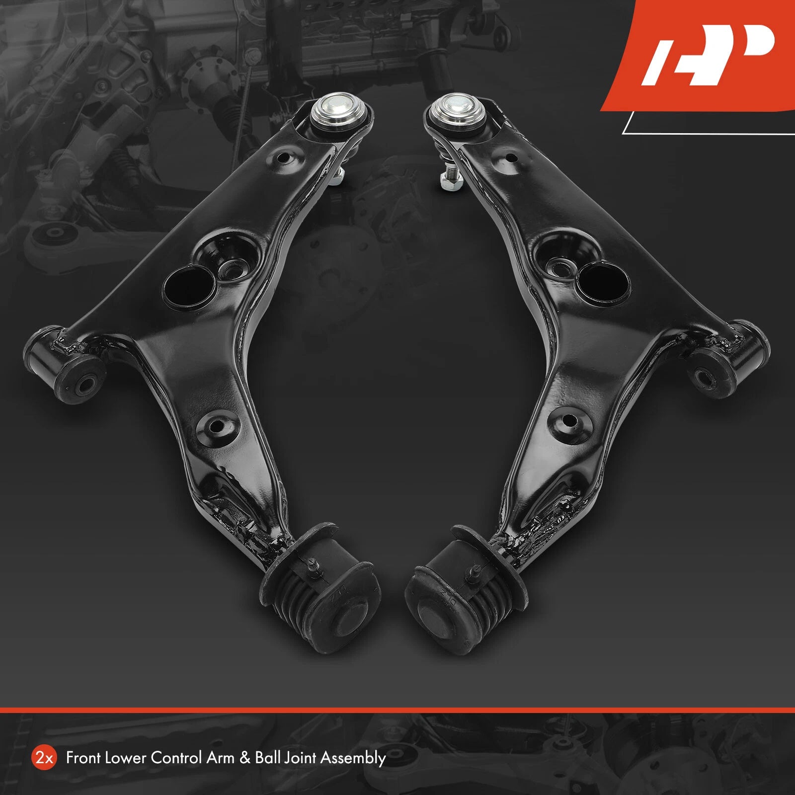 2X Front Lower Control Arm with Ball Joint for Mitsubishi Mirage