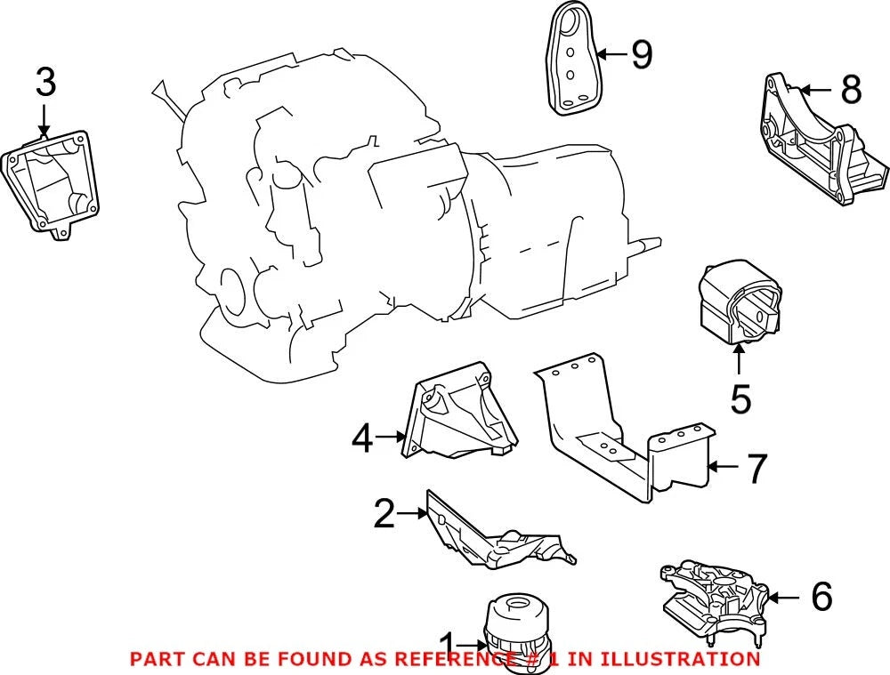 Engine Mount for Mercedes (204240201764)