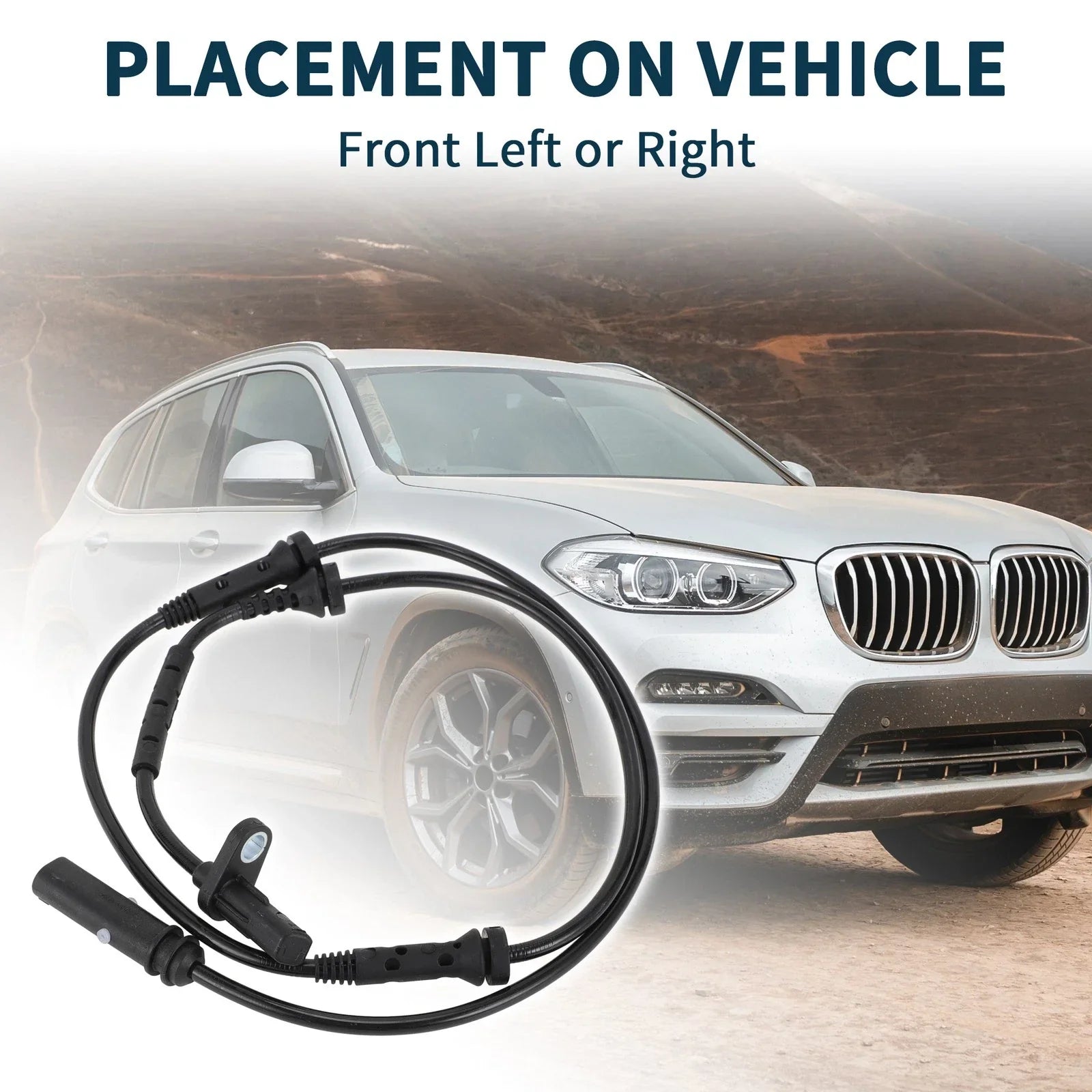 Front Left or Right ABS Wheel Speed Sensor for BMW X3 (2011 - 2017)