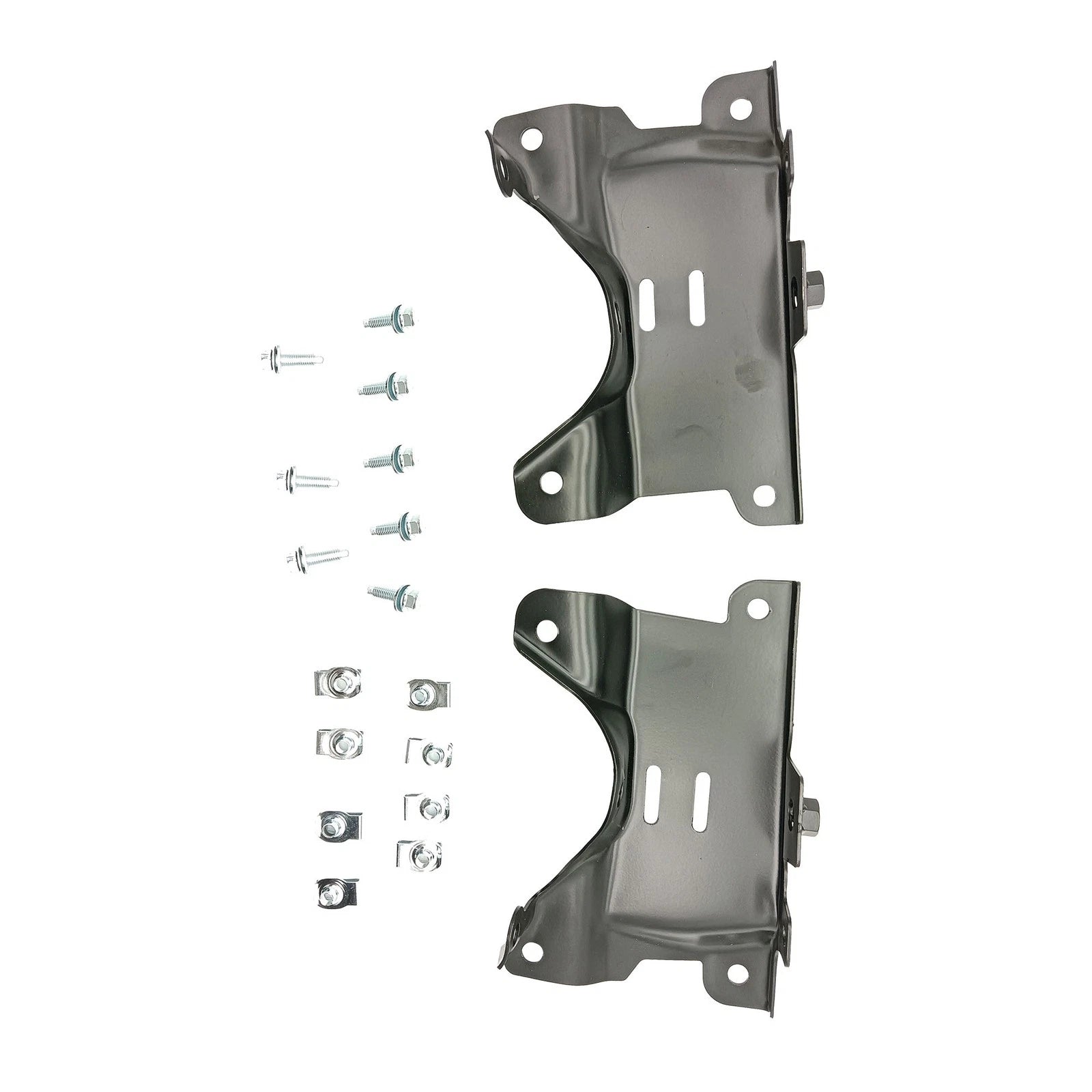Set of 2 Front Bumper Outer Brackets for Chevy Silverado 2500HD 3500HD (2007–2010)