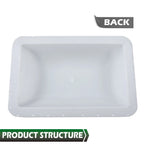 14" x 22" White Skylight Cover for RV Camper Trailer