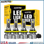 Set of 4 H11 LED Headlight Bulbs for [Make Model]