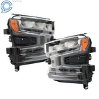 LED Headlights for Chevy Silverado 1500 (2019-2021) Chrome