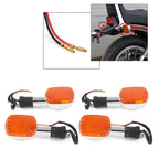 Set of 4 Turn Signal Indicator Lamps Amber for Honda Magna Rebel CMX 250 450