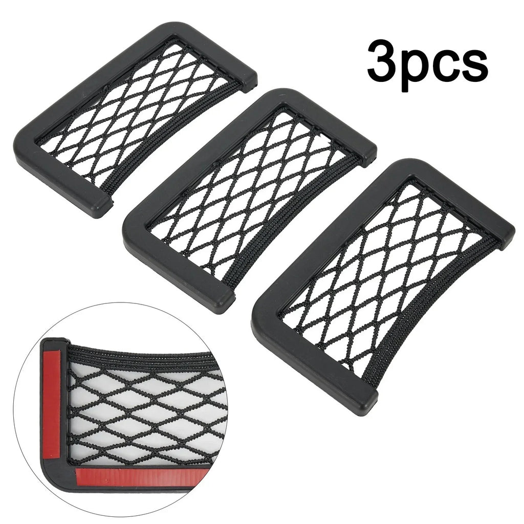 Net Pocket Organizer for Car Seat Black Storage Mesh Sundries
