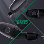 Set of 2 Black Exterior Door Handles for Toyota Camry (2002–2006) & Yaris (2007–2011)