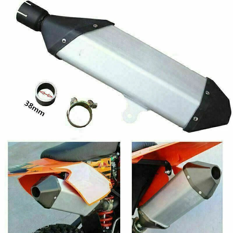 38mm Exhaust Muffler Pipe for Motorcycle Scooter ATV (Fits )