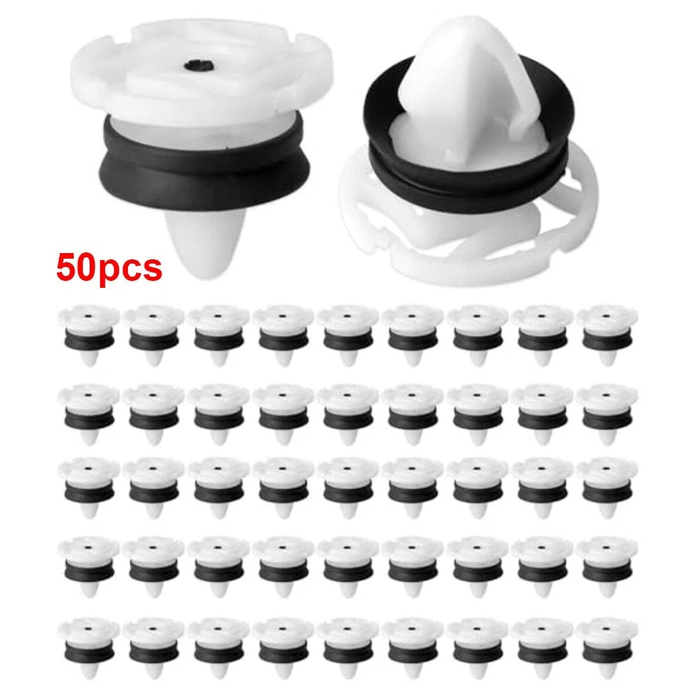 50 Car Door Rivet Fasteners for Renault Clio (OEM 7703077476)