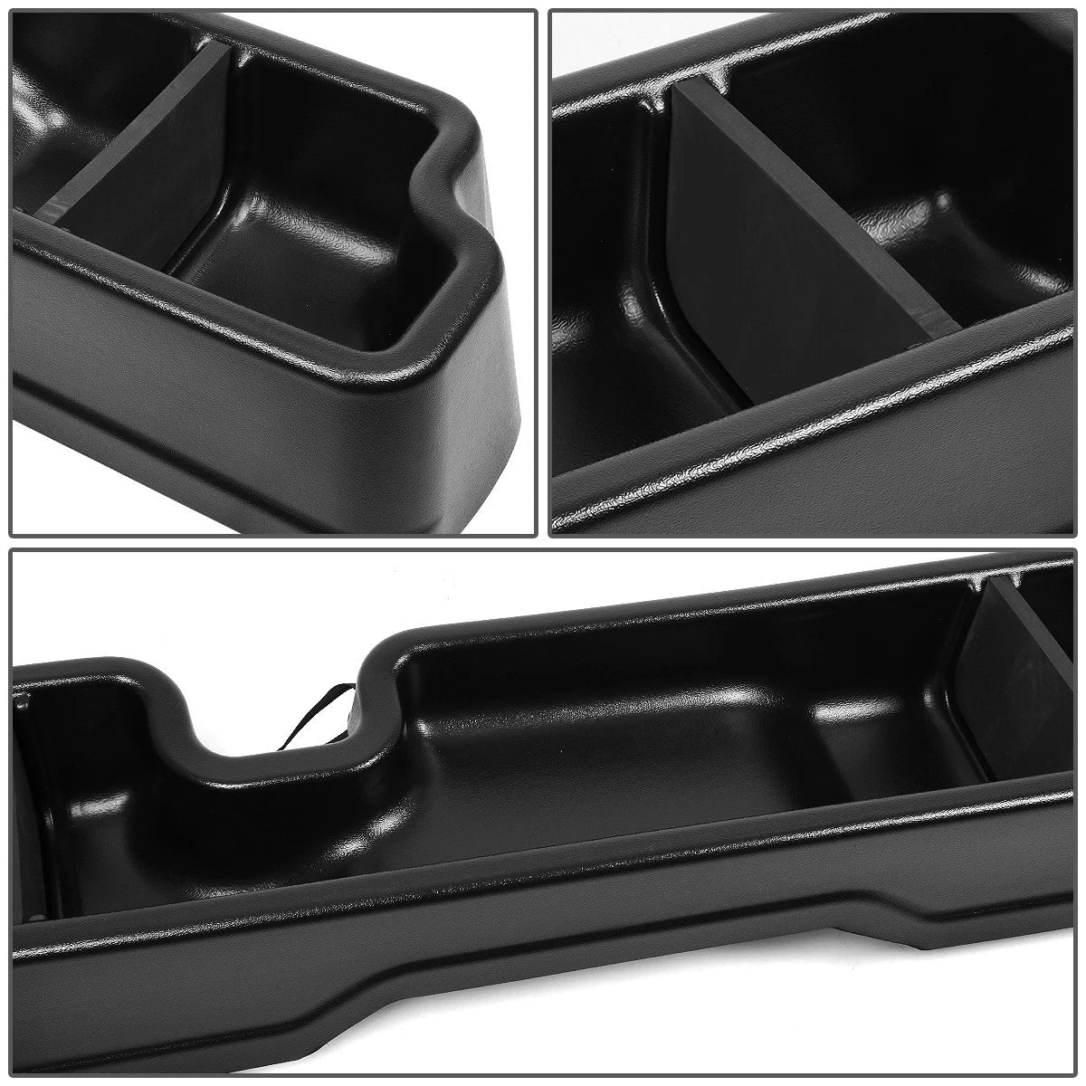 Rear Under Seat Storage Box Organizer for Ford F150 Super Crew Cab (2004–2008)