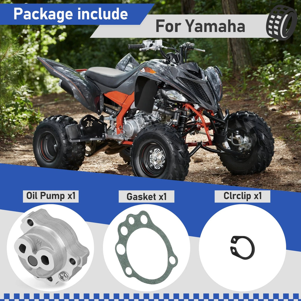 Oil Pump + Gasket 5LP-13300-00-00 for Yamaha Raptor 660R (2001–2005) / 700R (2006–2024)
