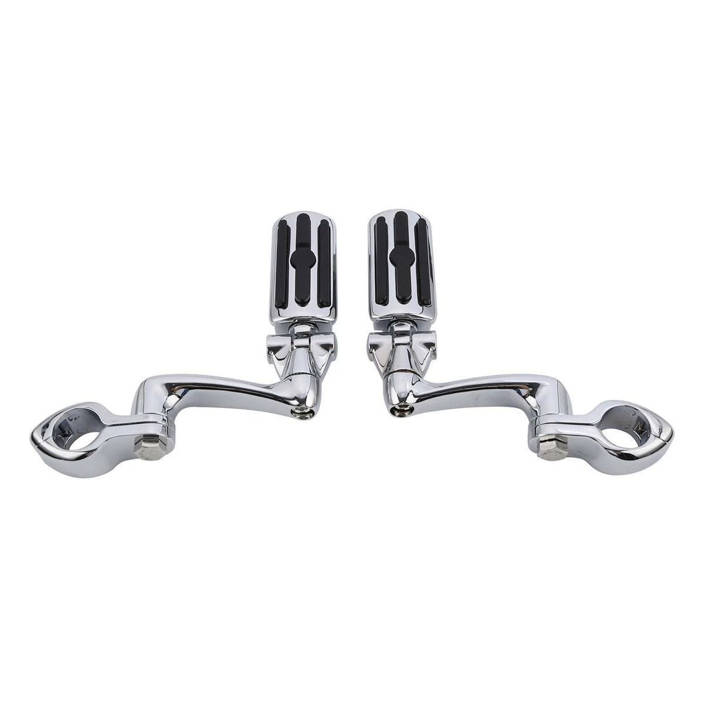 1 1/4" Highway Bar Footpegs for Harley Touring Street Road Glide