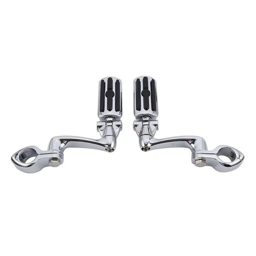 1 1/4" Highway Bar Footpegs for Harley Touring Street Road Glide