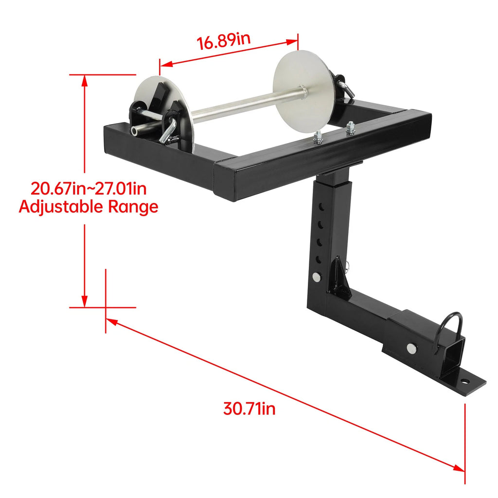 ATV Adapter for Barbed Wire Unroller Fence Stretcher (2" Receiver Hitch)