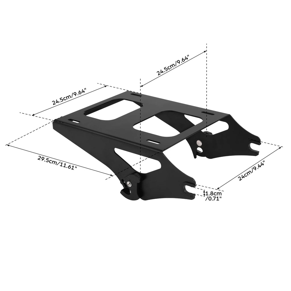 2X Pack Mounting Luggage Rack for Harley Road King Glide (2014–2025)