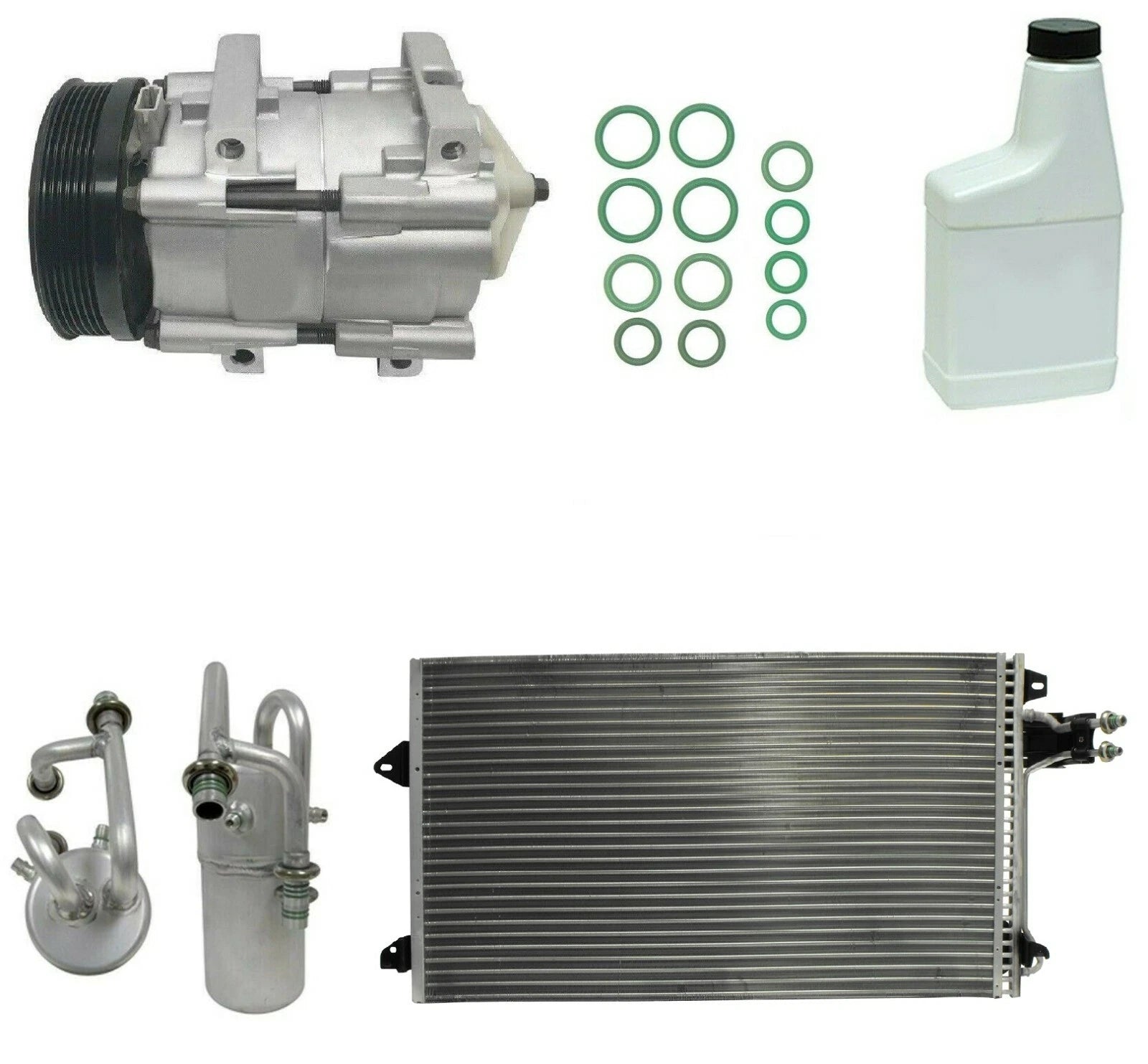 AC Compressor Kit with Condenser for Mitsubishi Pajero (2007–2015)