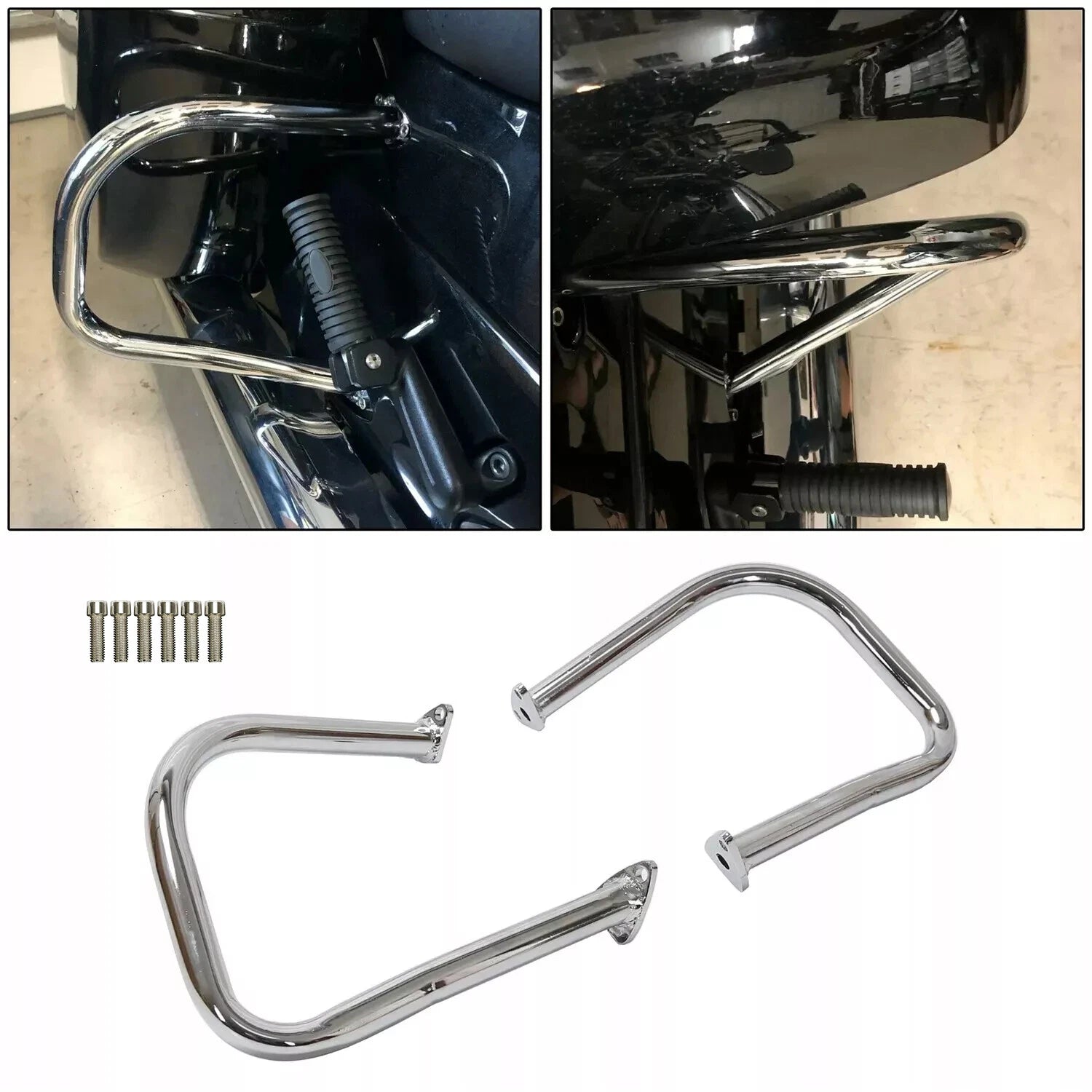 Rear Highway Guard Crash Bars for Indian Chief Chieftain Roadmaster (2014–2023)