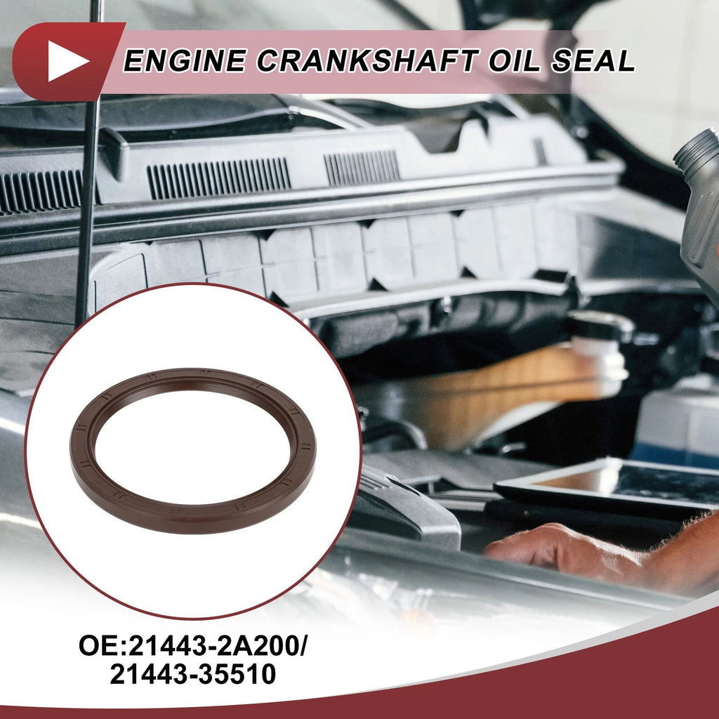 1 Pc Crankshaft Oil Seal for Kia Sedona, Hyundai Genesis (2011–2020) No. 21443-2A200