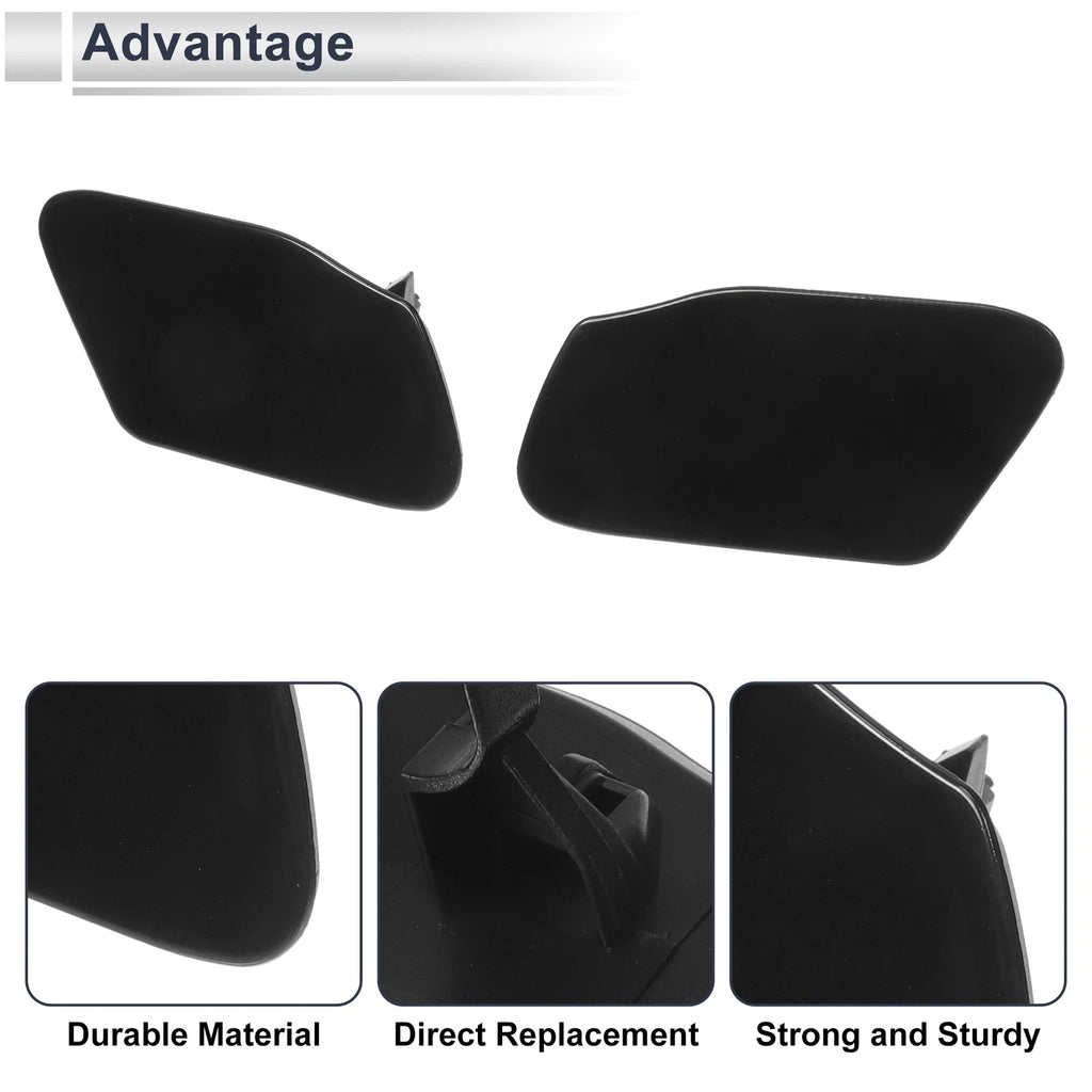 Washer Nozzle Cover Cap Set of 2 No.51117338568 for BMW X3 