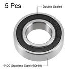 Set of 5 S6003-2RS Deep Groove Ball Bearings 17x35x10mm Double Sealed