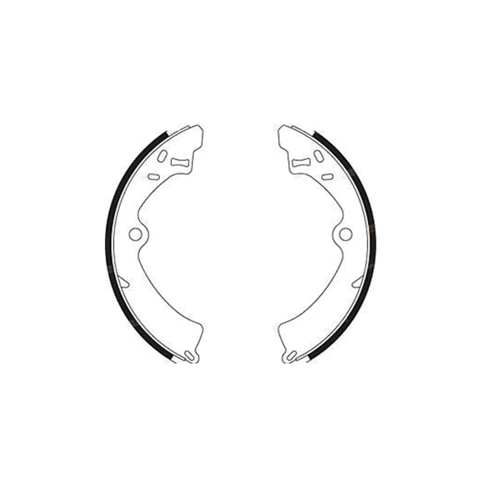 Brake Shoes Set for Suzuki Sierra MG410 SJ50 Narrow Track (1984 - 1987)