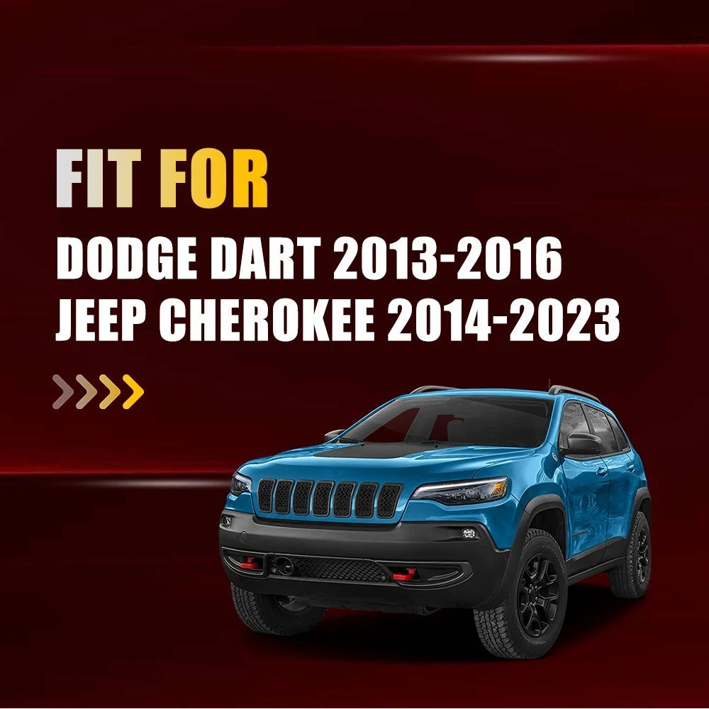 2X LED Under Side Mirror Puddle Lights for Jeep Cherokee (2014–2023) Dodge Dart (2013–2016)