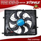 Radiator Cooling Fan Assembly for Mercedes E300 E450 CLS450 (2017–2023)