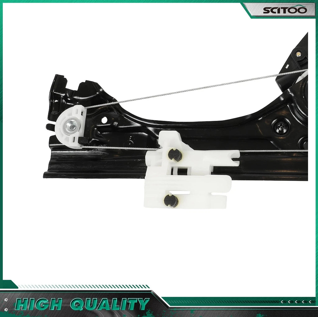 Power Window Regulator w/ Motor for Fiat 500 (2012–2019) Front Driver Side LH