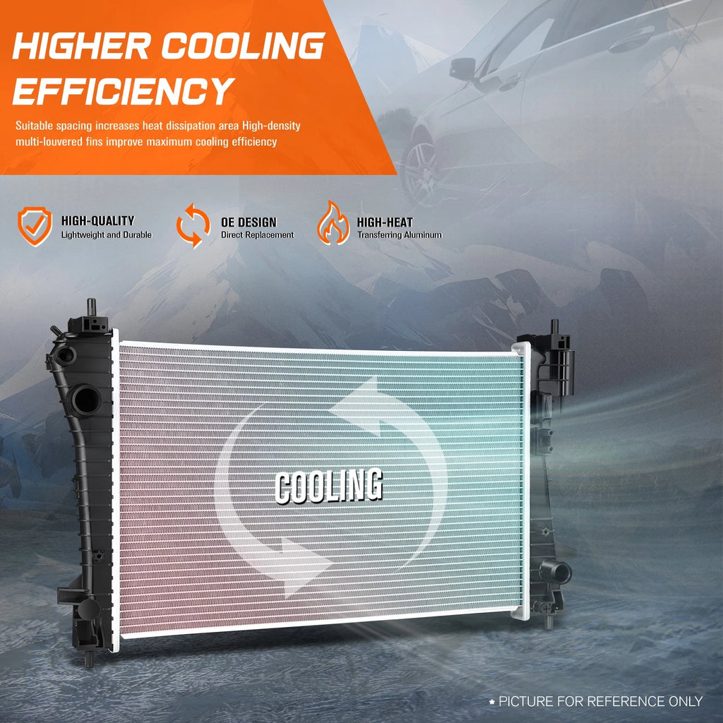 Aluminum Core Cooling Radiator for Chevy Sonic (2012–2019) MT 1.4L Turbo DPI-13680