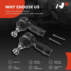 2X Outer Tie Rod End for Hyundai Elantra (2001–2006) Kia Spectra