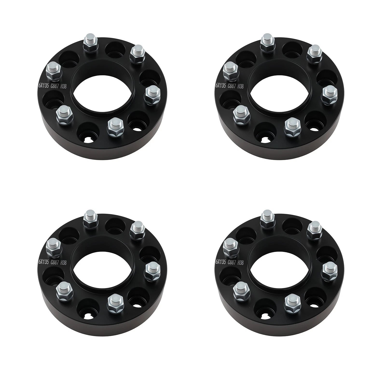 Set of 4 Wheel Spacers 1.5" 6x135mm for Lincoln Mark LT Navigator (2006–2014)