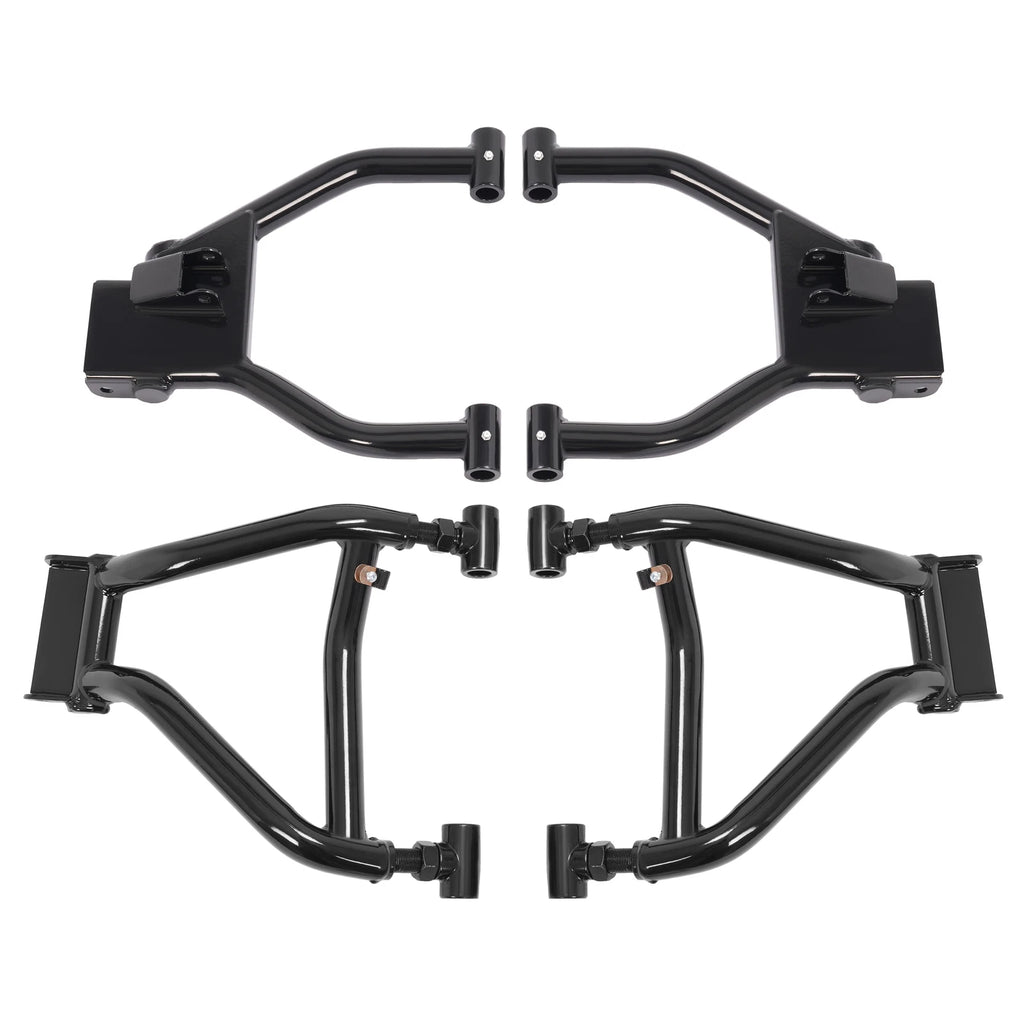 Set of 4 Black Screw-On Control A Arms for Polaris Ranger XP 800/900 (2010–2014)