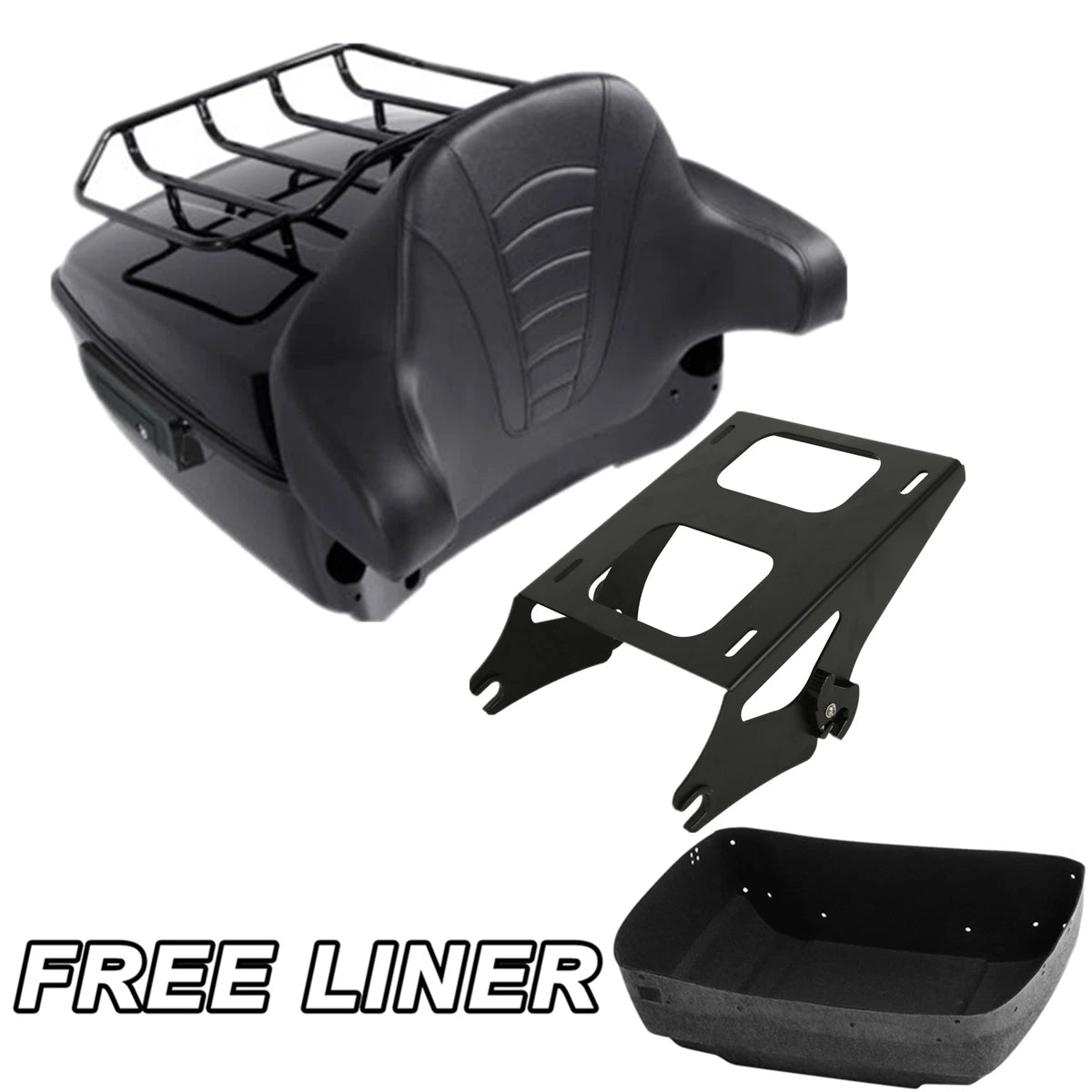 Trunk Backrest Pad for Harley Touring FLHT FLHX (2014–2026)